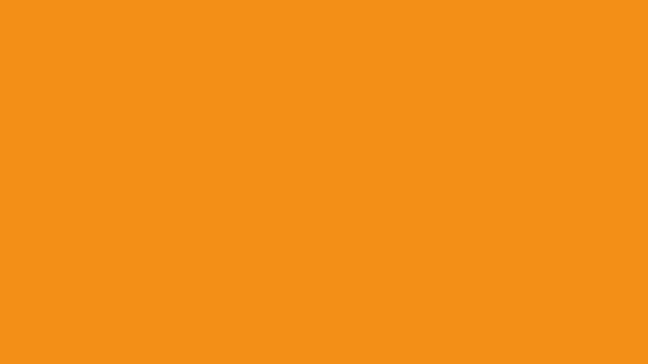 Orange fyrkant helfärgad